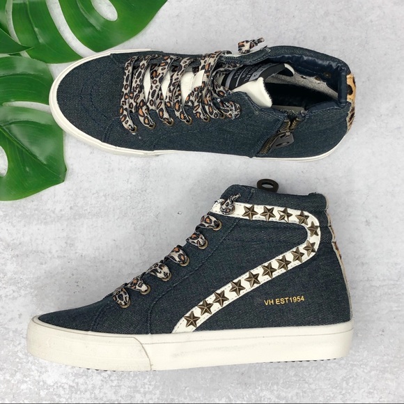 vintage havana carbonite high top sneaker